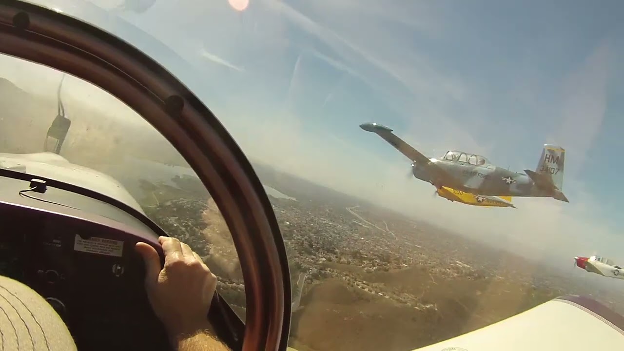 4-Ship Training Flight (Lead-Flip, 2-Gwen, 3-Brian, 4-Phil)
