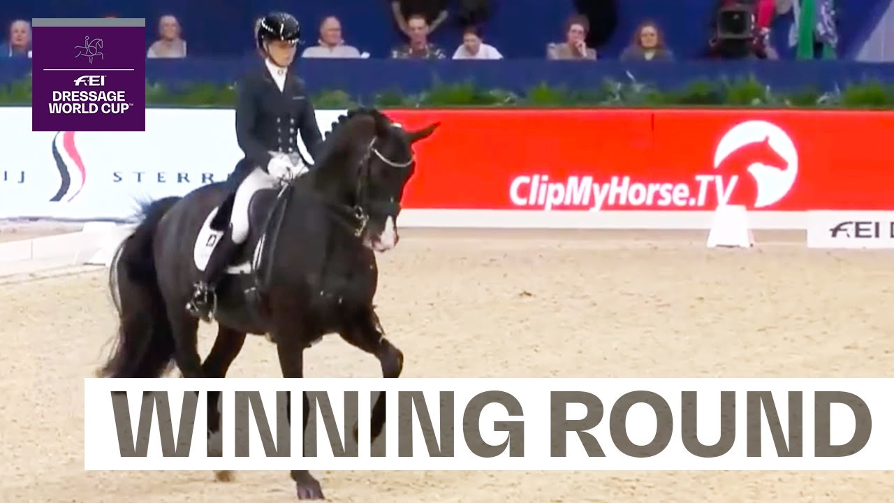 Charlotte Fry and Everdale victorious in Amsterdam! 🏆 |  FEI Dressage World Cup™ Amsterdam 2024