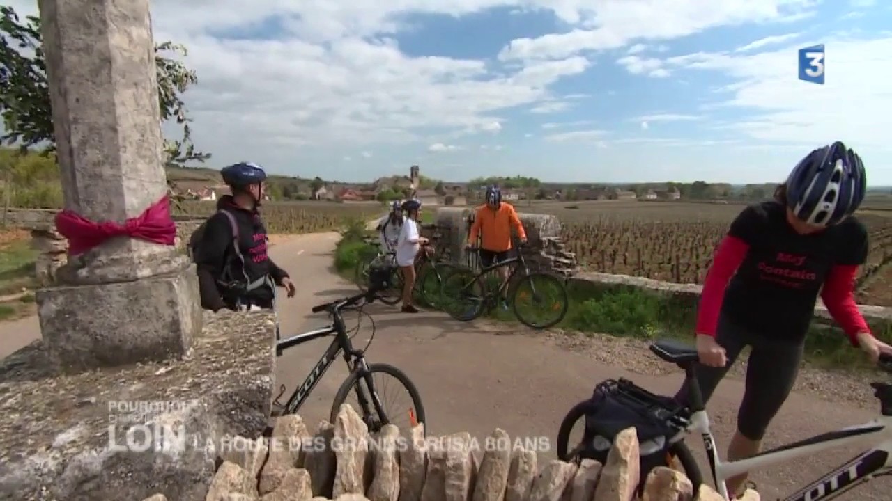 La route des grands crus à vélo