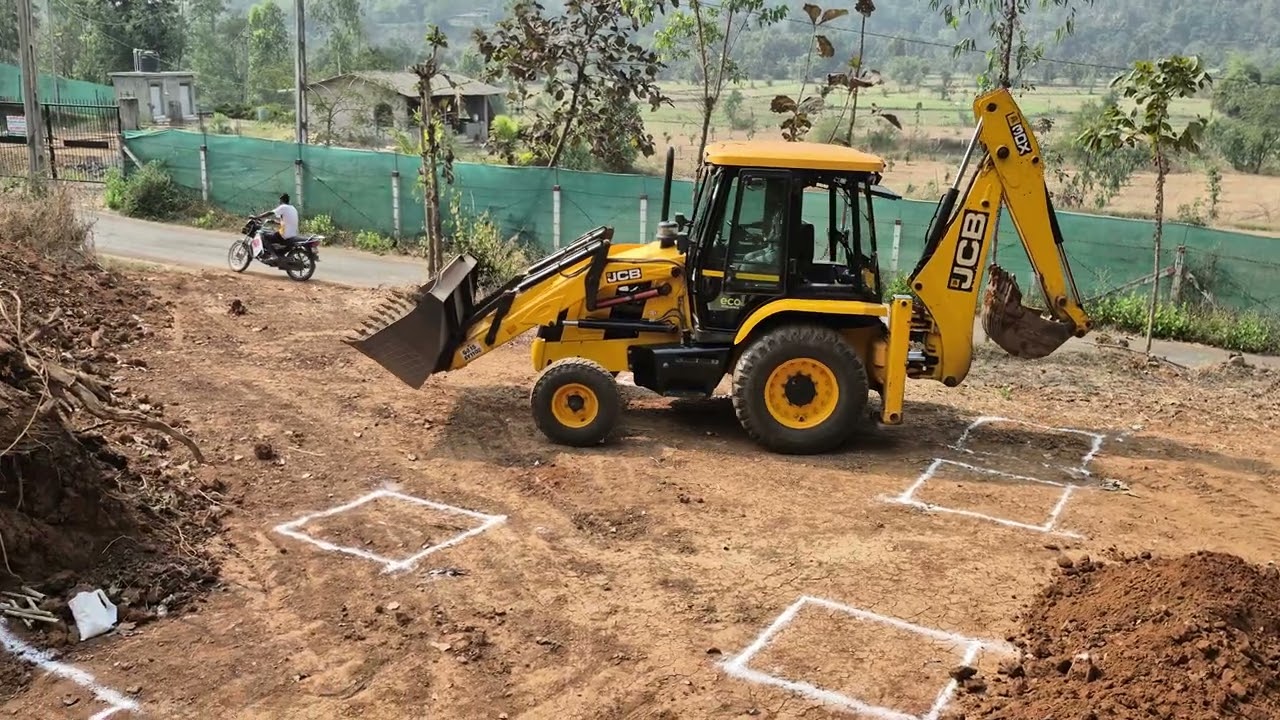 The pits were dug by JCB.