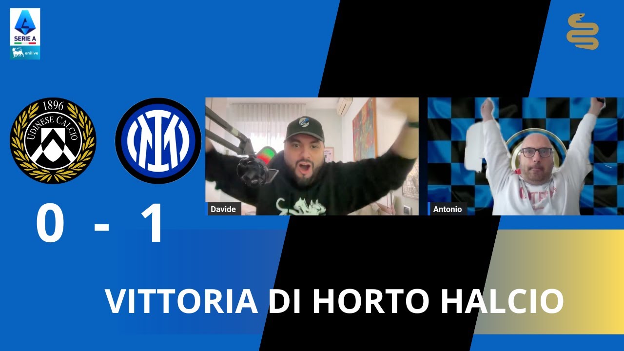 UDINESE - INTER 0-1 LIVE REACTION! CONTINUITA' E BEL CALCIO!