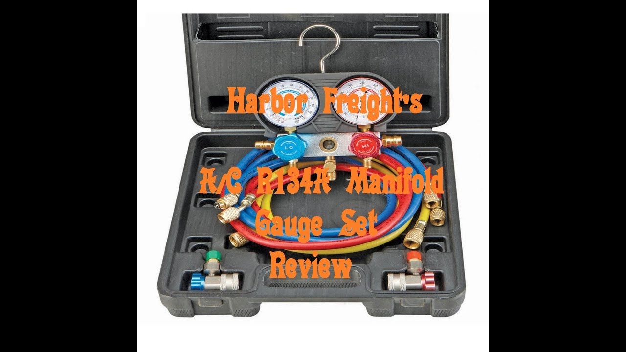 Review on Harbor Freight's A/C R134A Manifold Gauge Set