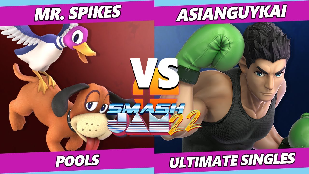 Smash Jam 22 - Mr. Spikes (Duck Hunt) Vs. AsianGuyKai (Little Mac) SSBU Ultimate Tournament