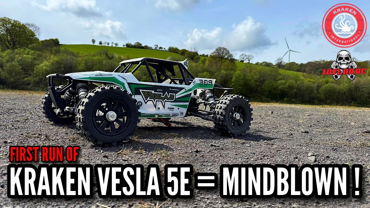 This RC Car Makes INSANE Dust Clouds! - Kraken Vesla 5E First Run