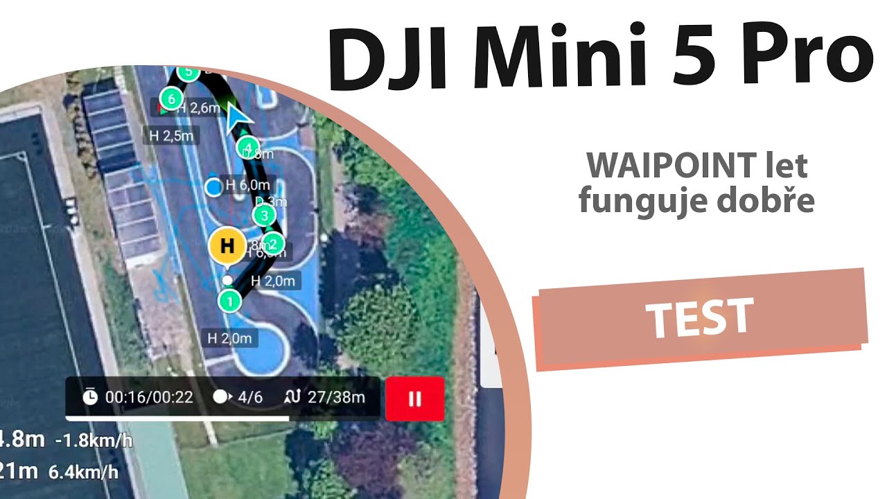 DJI Mini 5 Pro Waypoint let