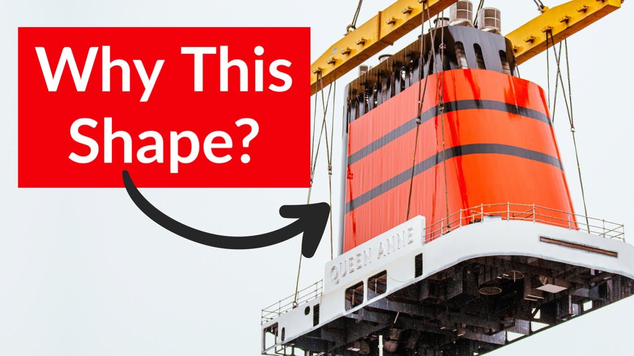 Queen Anne gets her FUNNEL! Cunard’s iconic funnel design explored.