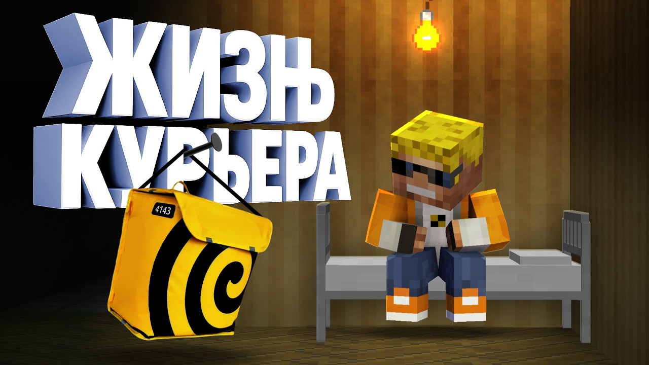 Выживание КУРЬЕРА в Майнкрафт