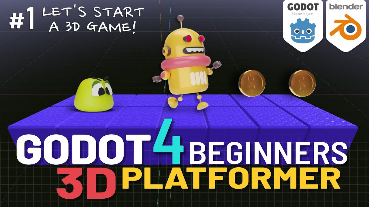 Godot 4 3D Platformer Урок №1: Давайте начнем!
