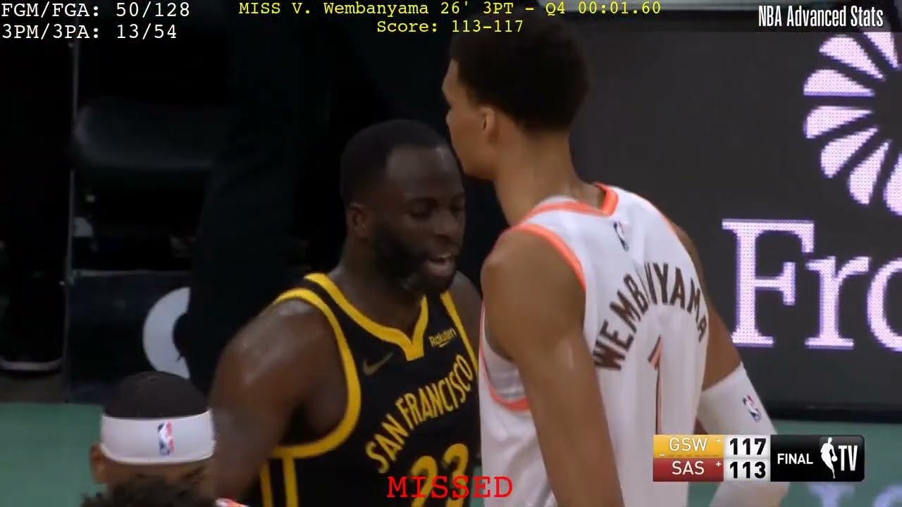 (almost) All Victor Wembanyama Clutch Shot Attempts