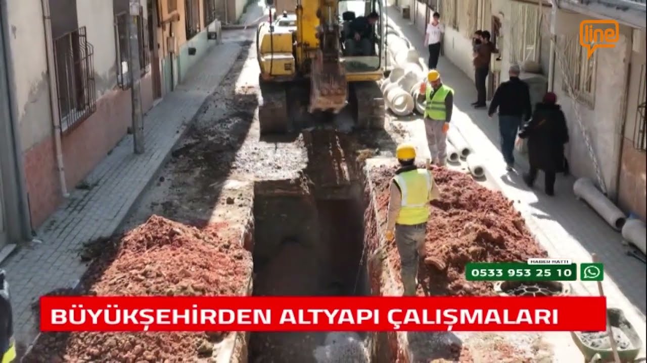 BÜYÜKŞEHİRDEN ALTYAPI ÇALIŞMALARI