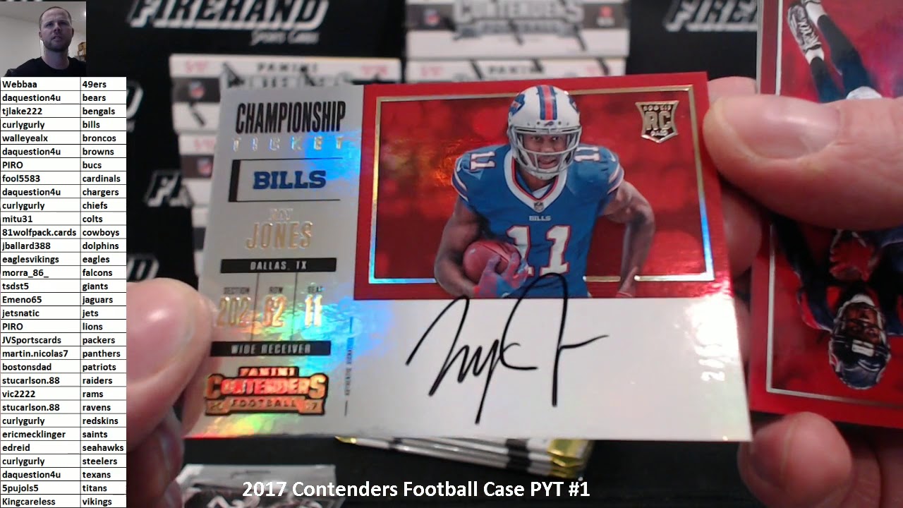 2017 Contenders Football Case PYT #1 ~ 12/29/17