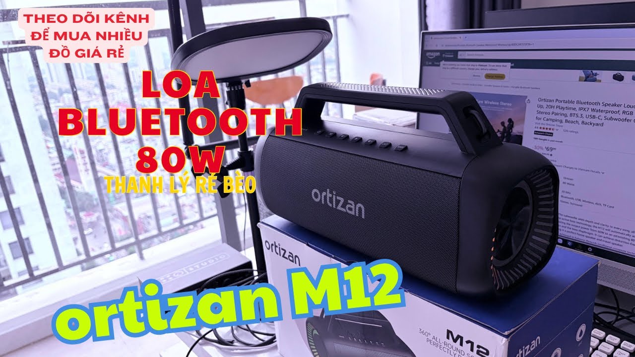 Bán Loa Nghe Nhạc Bluetooth Ortizan M12 Siêu hay giá 1,29 Triệu