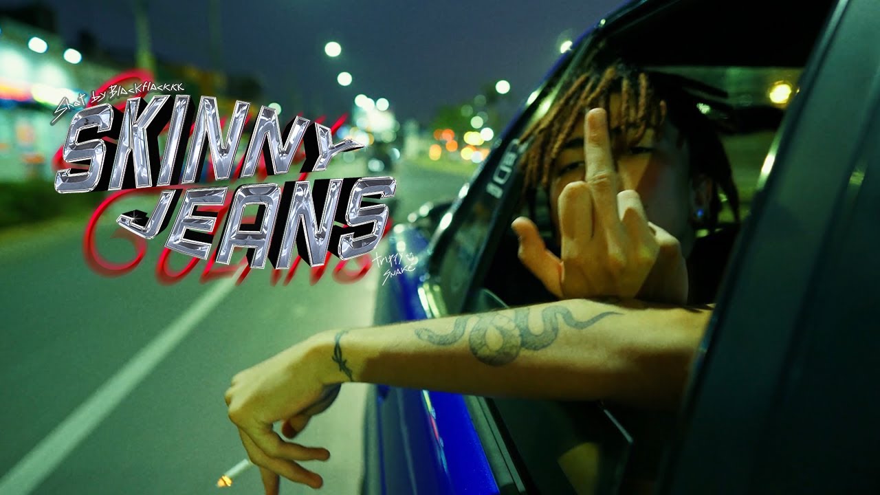 Trippy Snake - Skinny Jeans