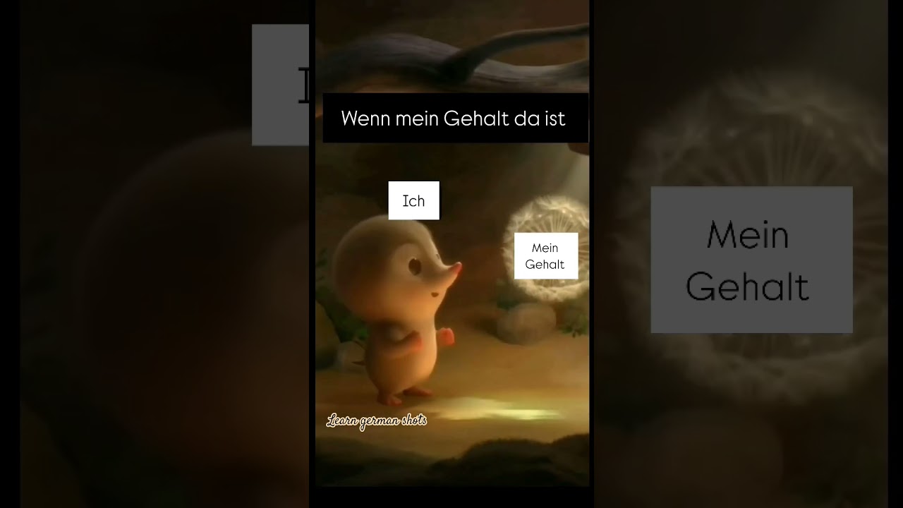 wenn mein Gehalt da ist| learn german shots|™ 