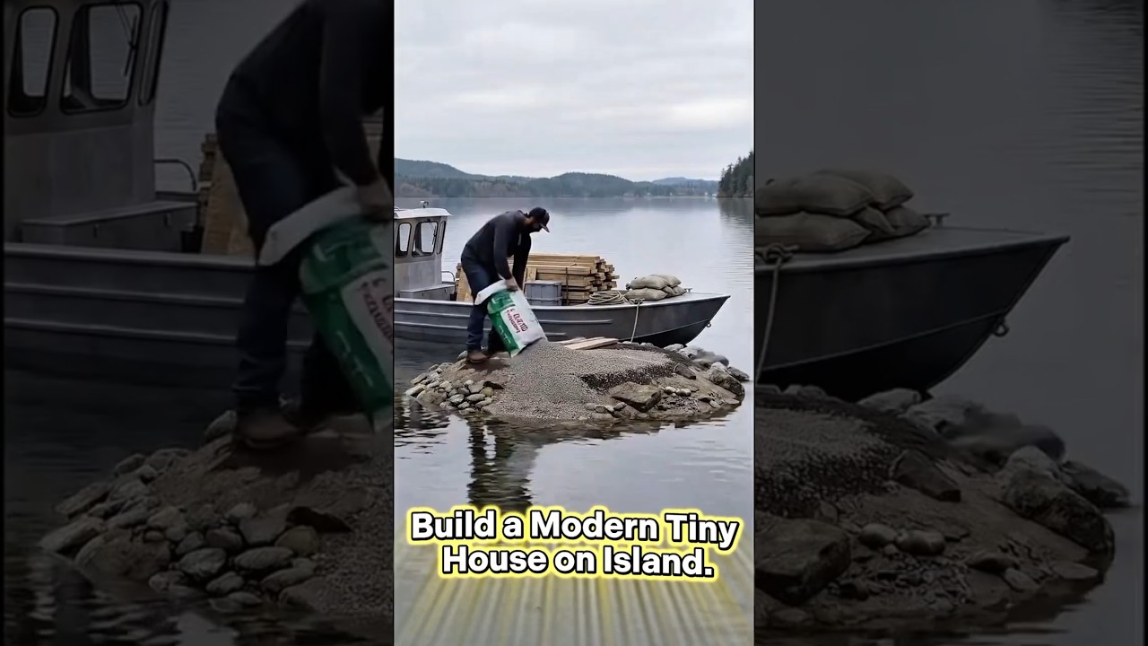 How to build a modern tiny house on an island 🔨 🏝 