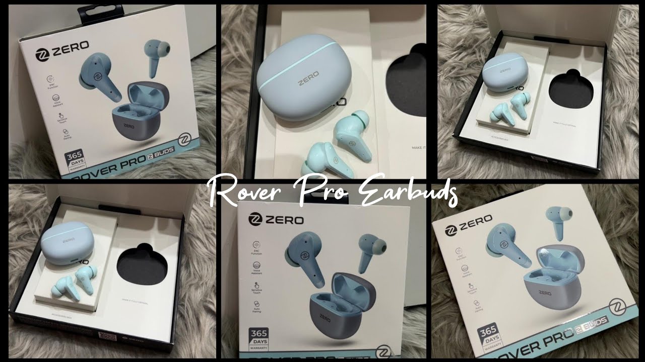 Rover Pro Z Earbuds Serene Blue Color🩵#zerolifestyle #earbuds2025 #wirelessearbuds