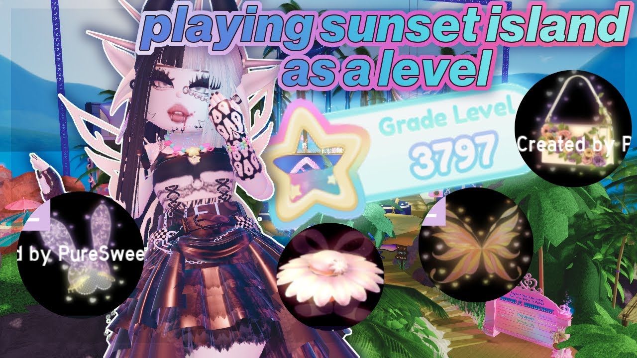 играю в Sunset Island на УРОВНЕ 3700+, но мне приходится использовать новые предметы ˚｡⋆୨୧˚royale...