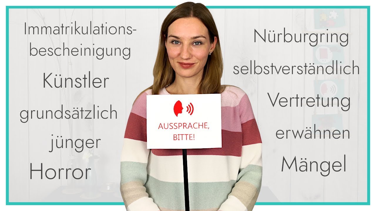 Selbstverständlich? Immatrikulationsbescheinigung? | Aussprache, bitte!