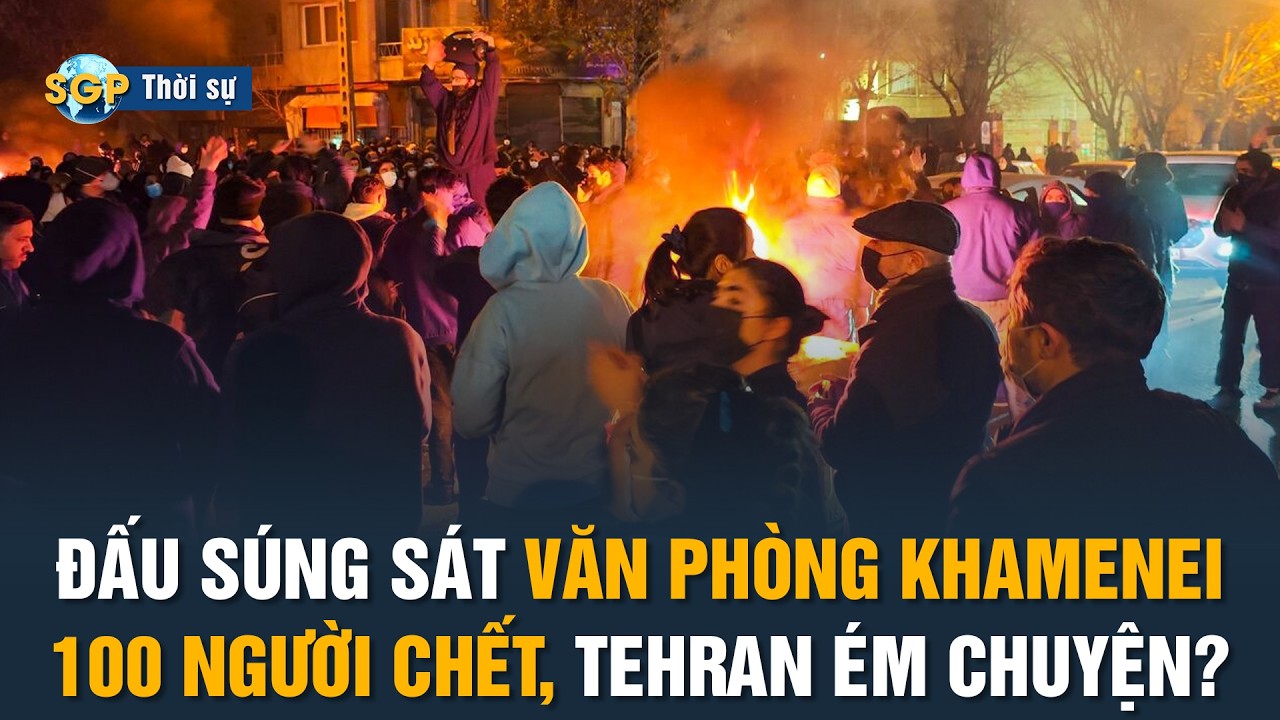BIẾN LỚN! Nổ súng gần văn phòng Khamenei, 100 người thiệt mạng? Tehran giấu nhẹm