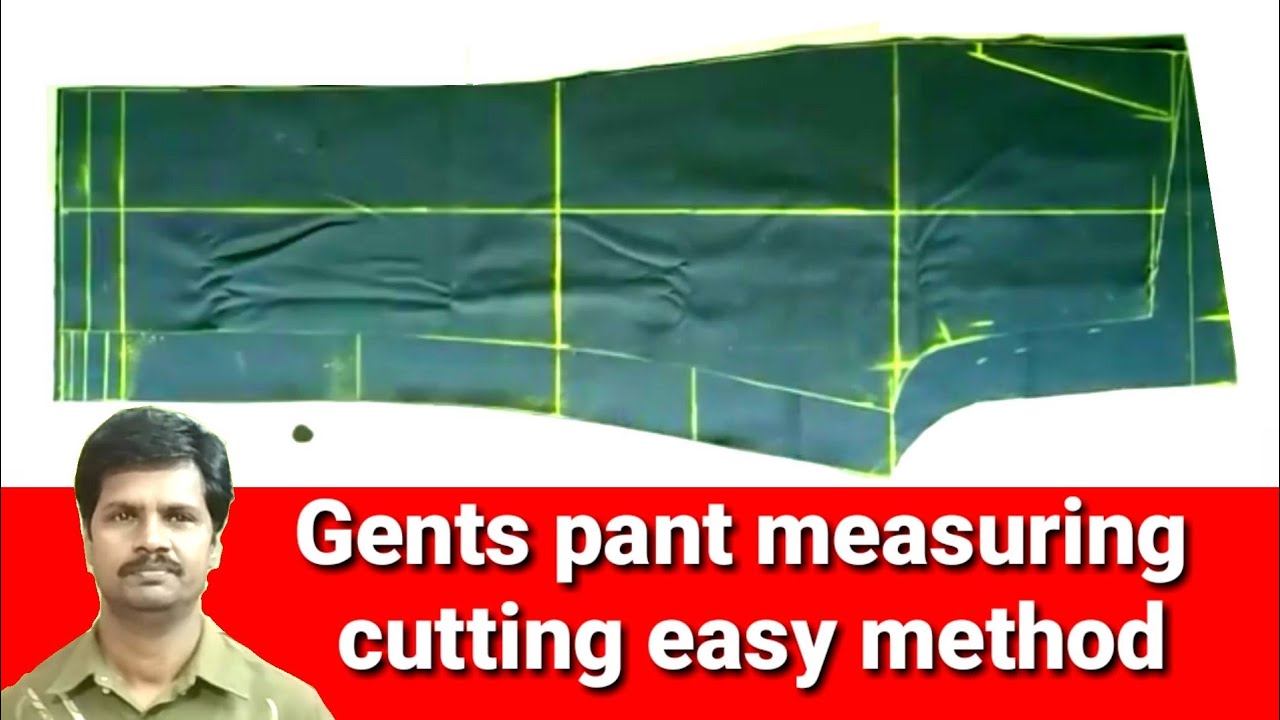 Easy Pant cutting in tamil /ஆண்கள் பேண்ட் வெட்டுதல்/latest gents pant cutting /dress tailor