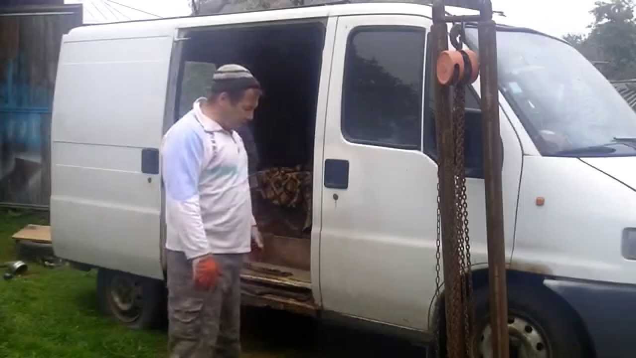 Переварка внутренней части порога