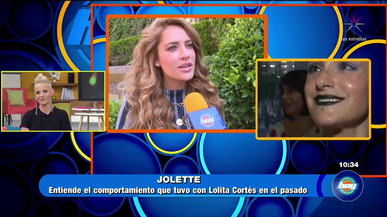 Jolette le manda mensaje a Lolita Cortes - Julio 2018