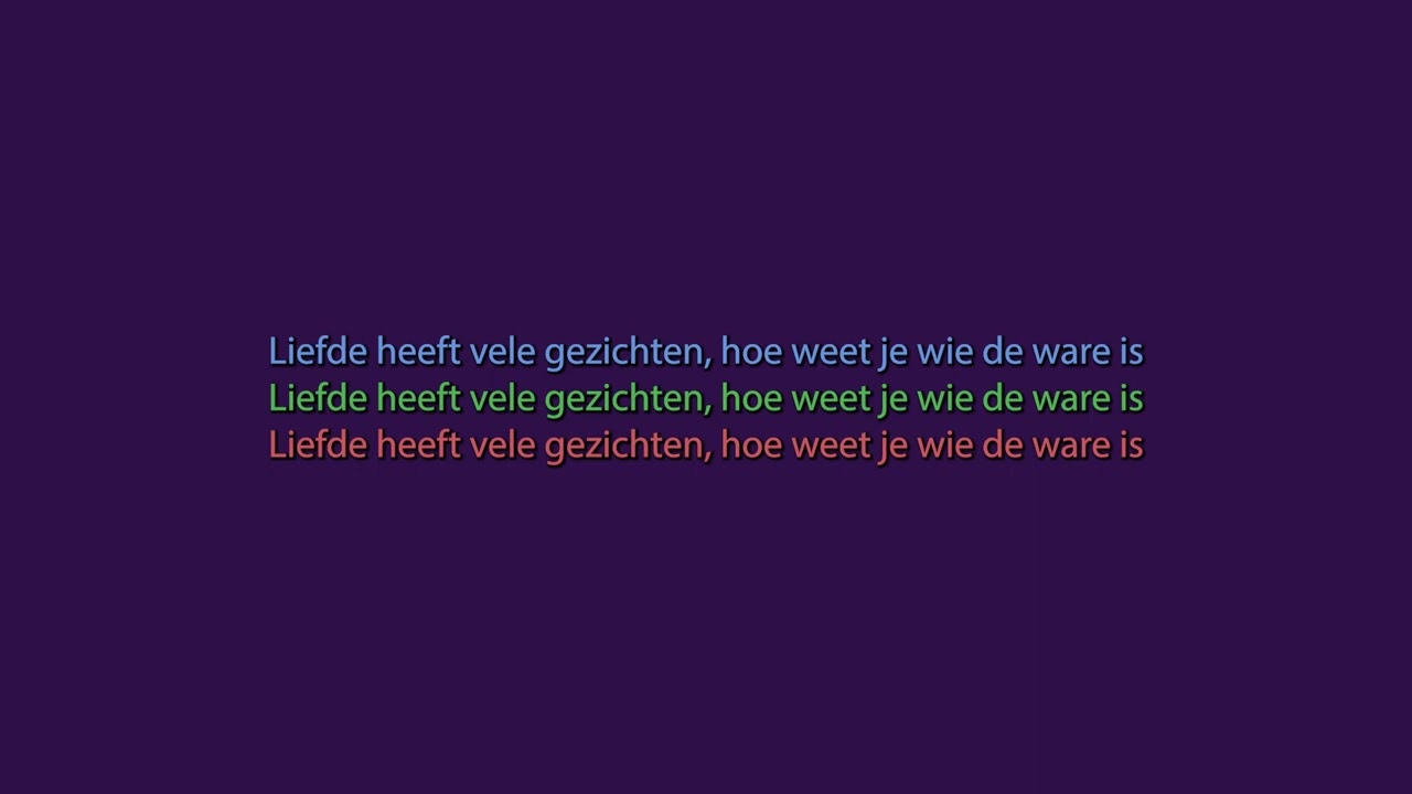 3 Musketiers - Ik ben een Vrouw - Instrumentaal + songtekst (karaoke)
