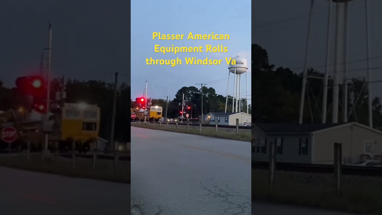Plasser American Equipment Rolls through windsor Va