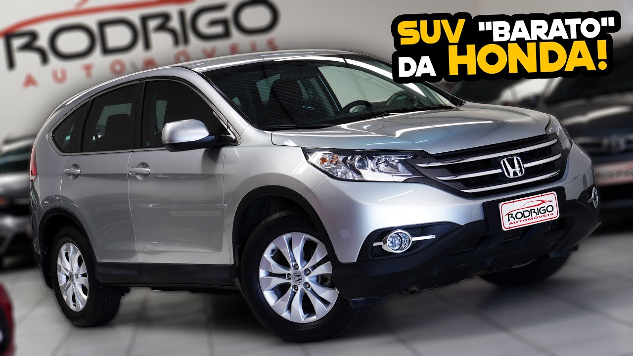 HONDA CR-V 2012 com BAIXA KM! Um EXCELENTE SUV JAPONÊS com o MELHOR CUSTO X BENEFÍCIO do MERCADO!