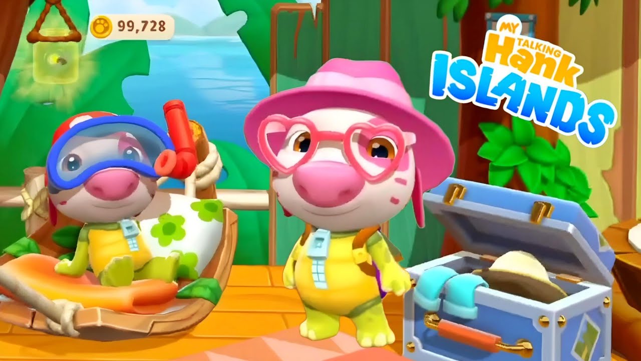 My Talking Hank Islands Gameplay Walkthrough Part 4 - Full Screen (Android/iOS)