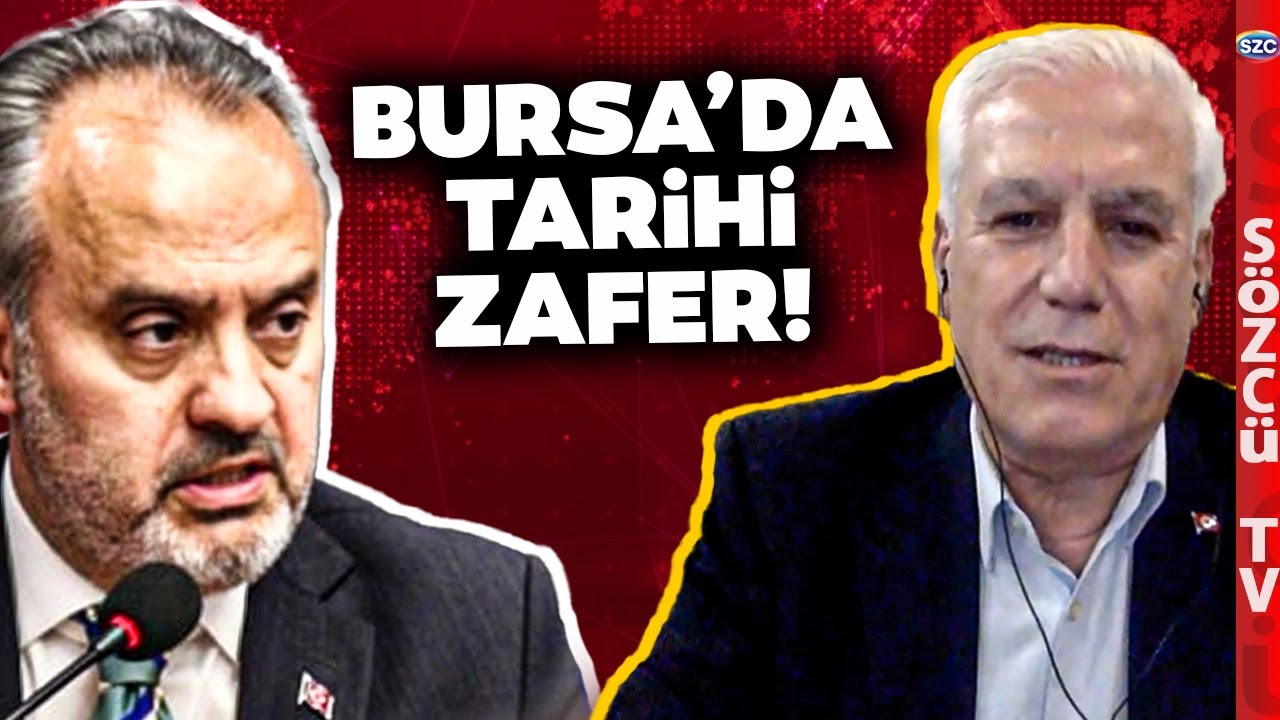 Bursa'da Tarih Yazdı Alinur Aktaş'ı Tarihe Gömdü! Mustafa Bozbey Sözcü TV'de Zaferi Anlattı