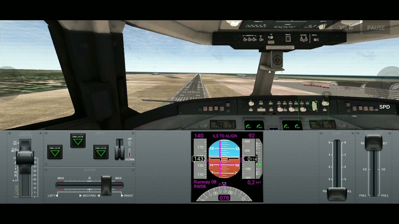 CAPTAIN YOEL LIN LANDING THE PLANE