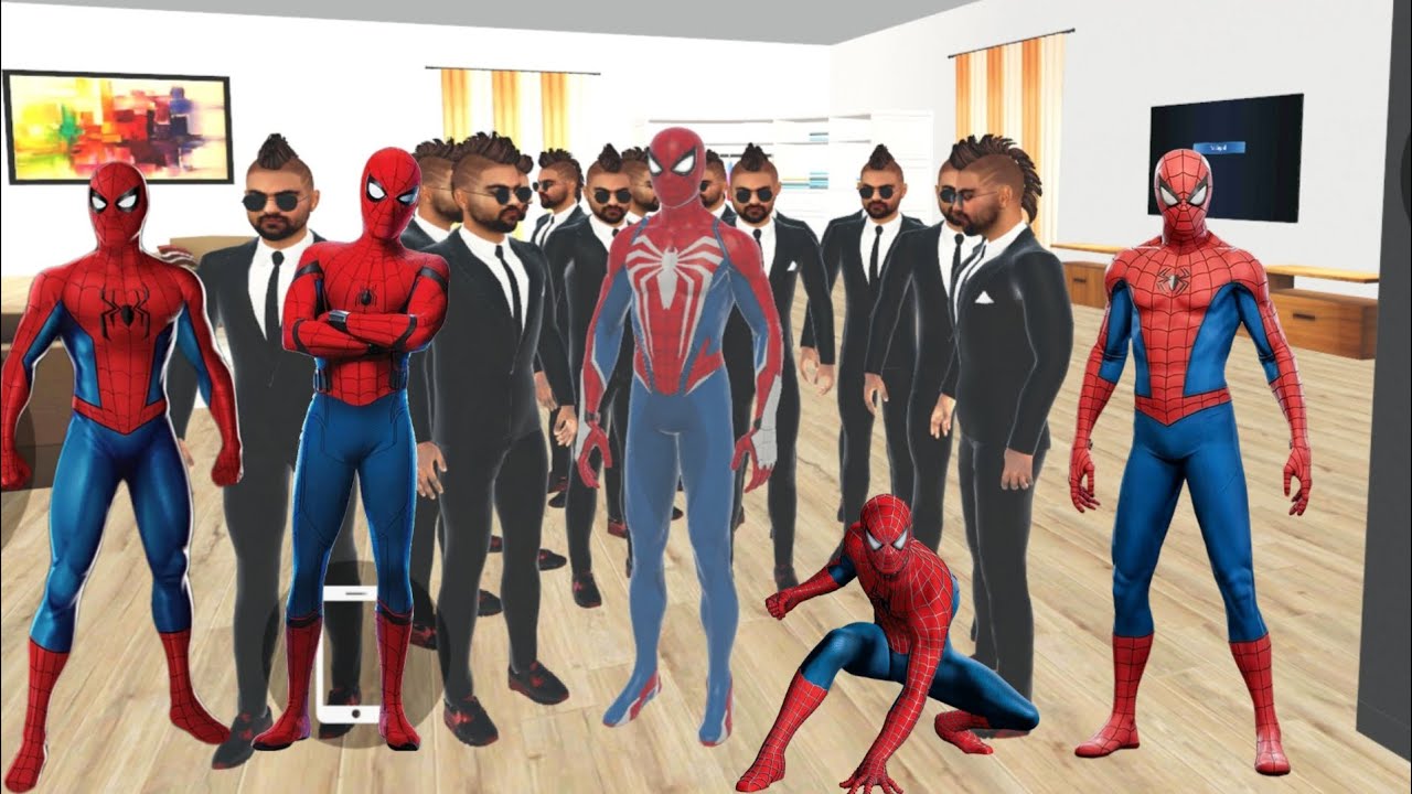 Spider-Man ko protect karne ke liye 100 200 Bodyguard Aaye The Hamare ghar