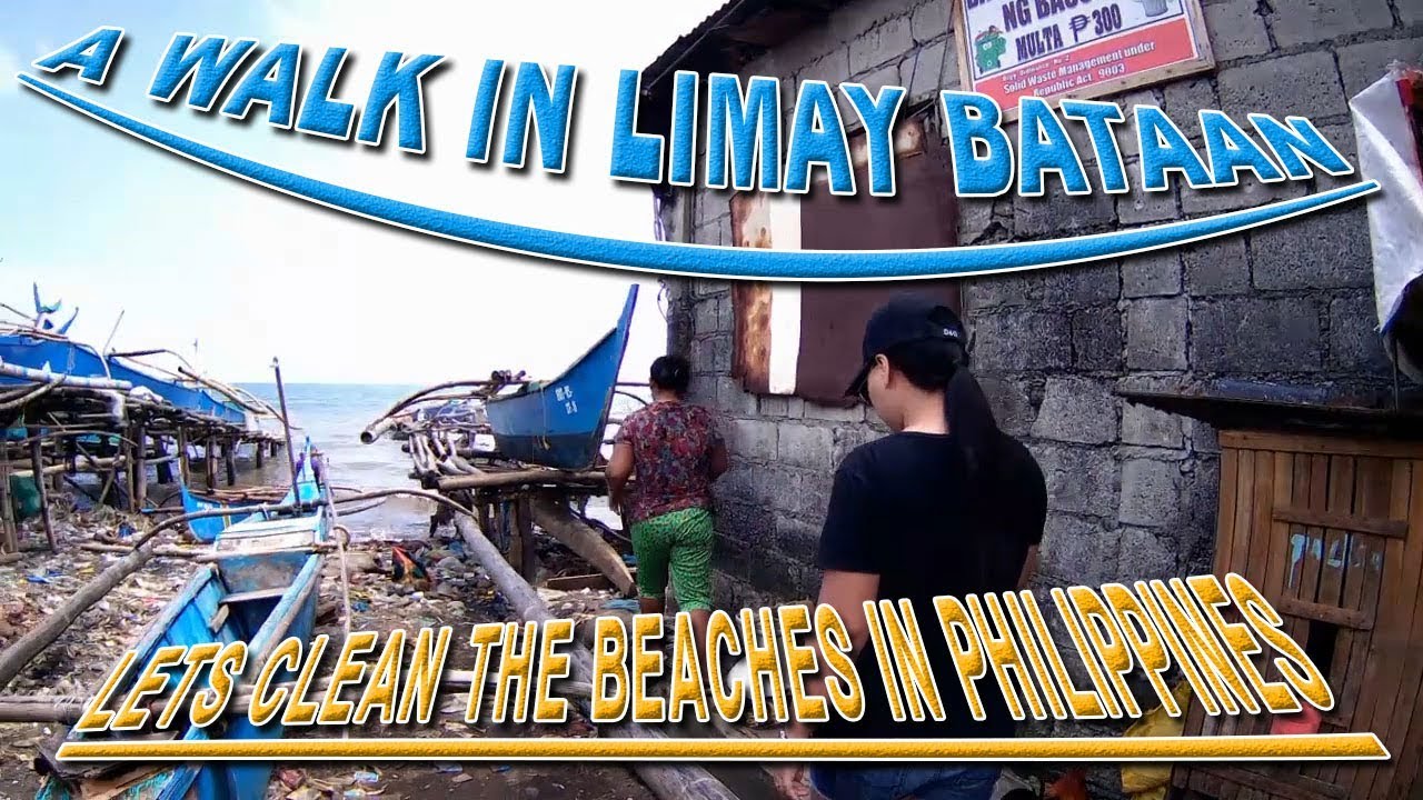 Limay Bataan - Philippines -  Barangay St Francis - Beach cleanup needed.
