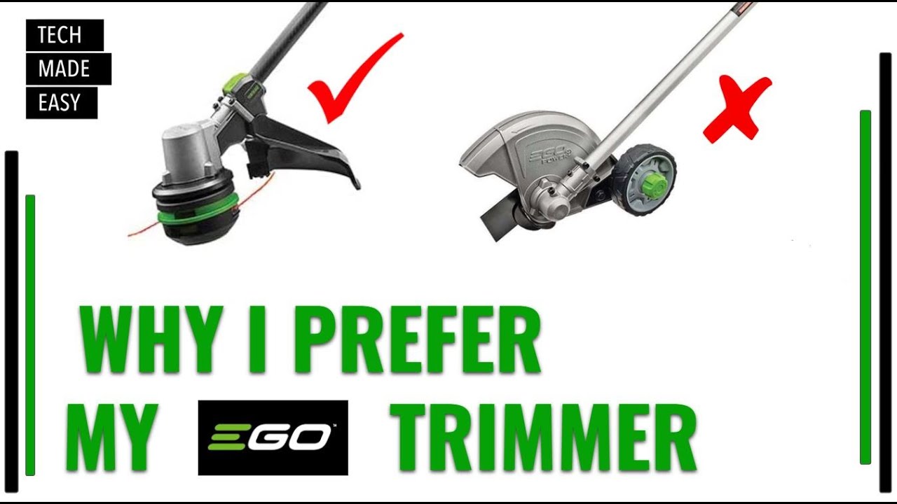 Why I prefer my EGO 56v String Trimmer vs EGO 56v Edger