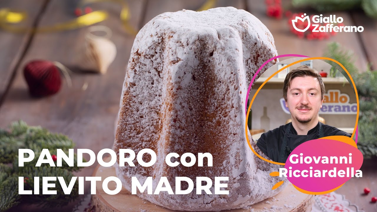 ✨ PANDORO con LIEVITO MADRE: la RICETTA dello CHEF GIOVANNI RICCIARDELLA😍❤️🎅