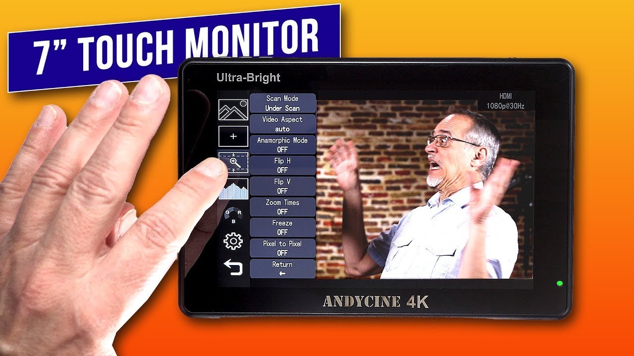 Affordable Touchscreen 7-inch Monitor - Ultra-Bright (2200 Nits) - Basic Filmmaker