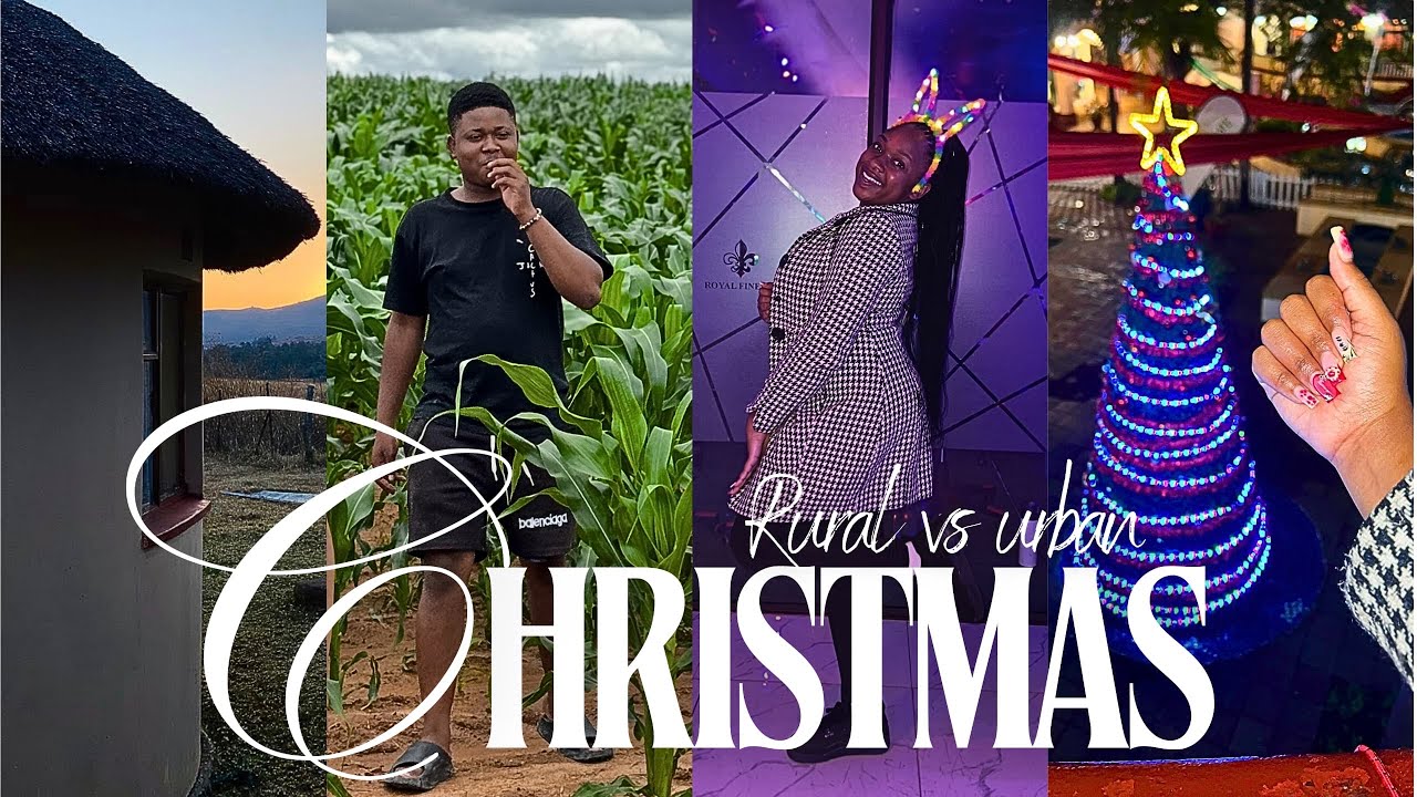 VLOGMAS Ep9🎄: How Tashie spent his Christmas in the rural area🛖 vs Me