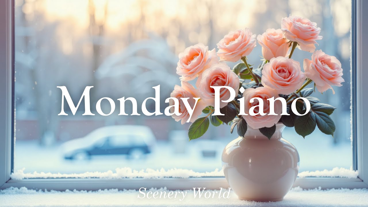평온한 하루 시작을 돕는 따뜻한 겨울 피아노 연주 - Monday Piano | Scenery World