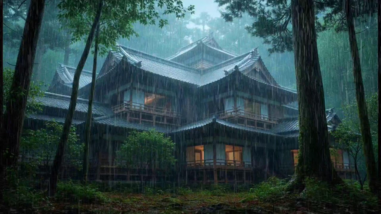 Relexing Rain Sound for Deep Sleep 🌧️ Gentle Night Rain Ambience for Relaxation, Stress Relief & Be