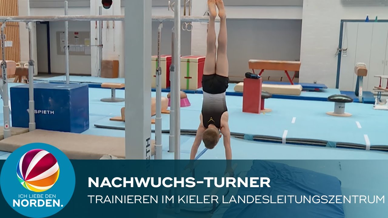 Nachwuchs-Turner trainieren im Kieler Landesleistungszentrum