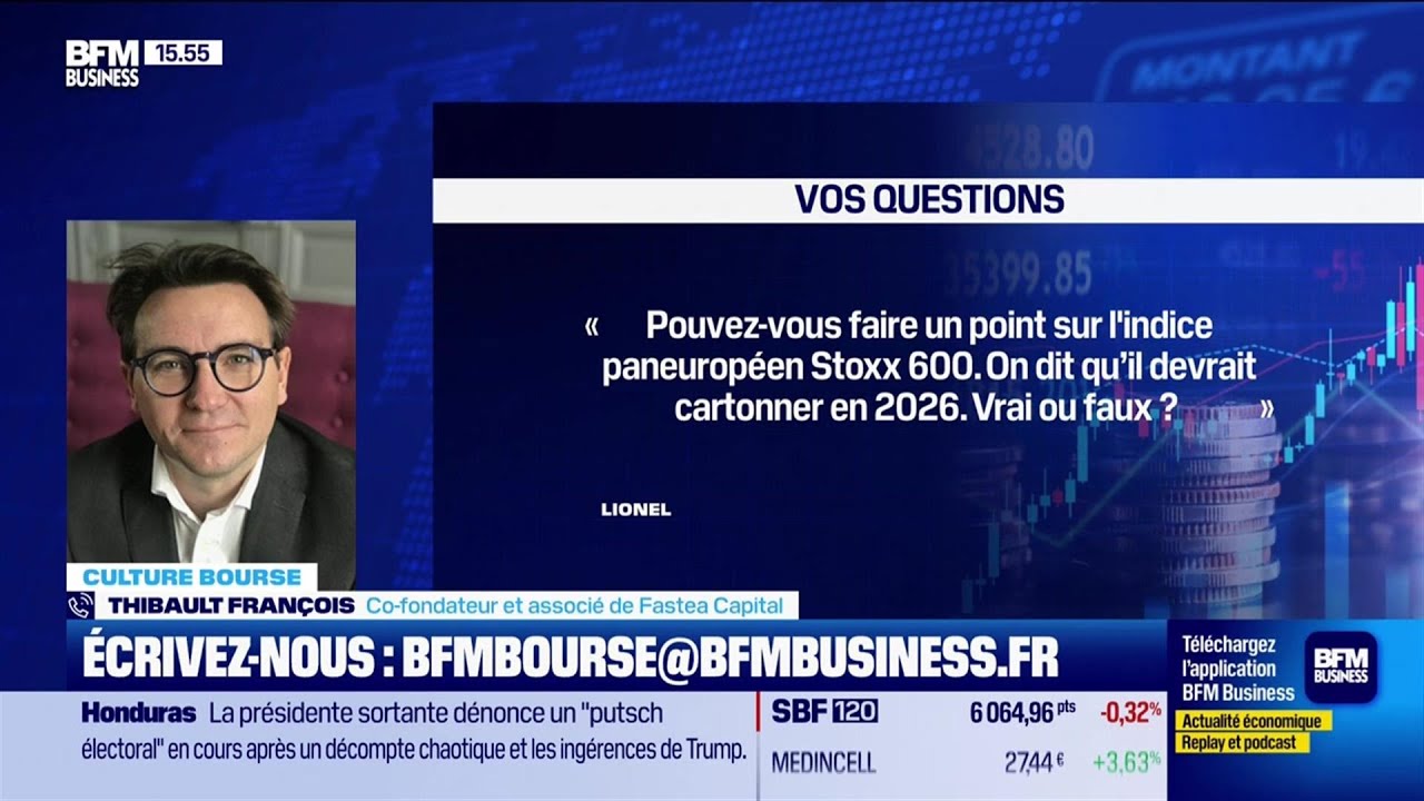 Culture Bourse : « On dit que l'indice Stoxx 600 devrait cartonner en 2026. Vrai ou faux ?