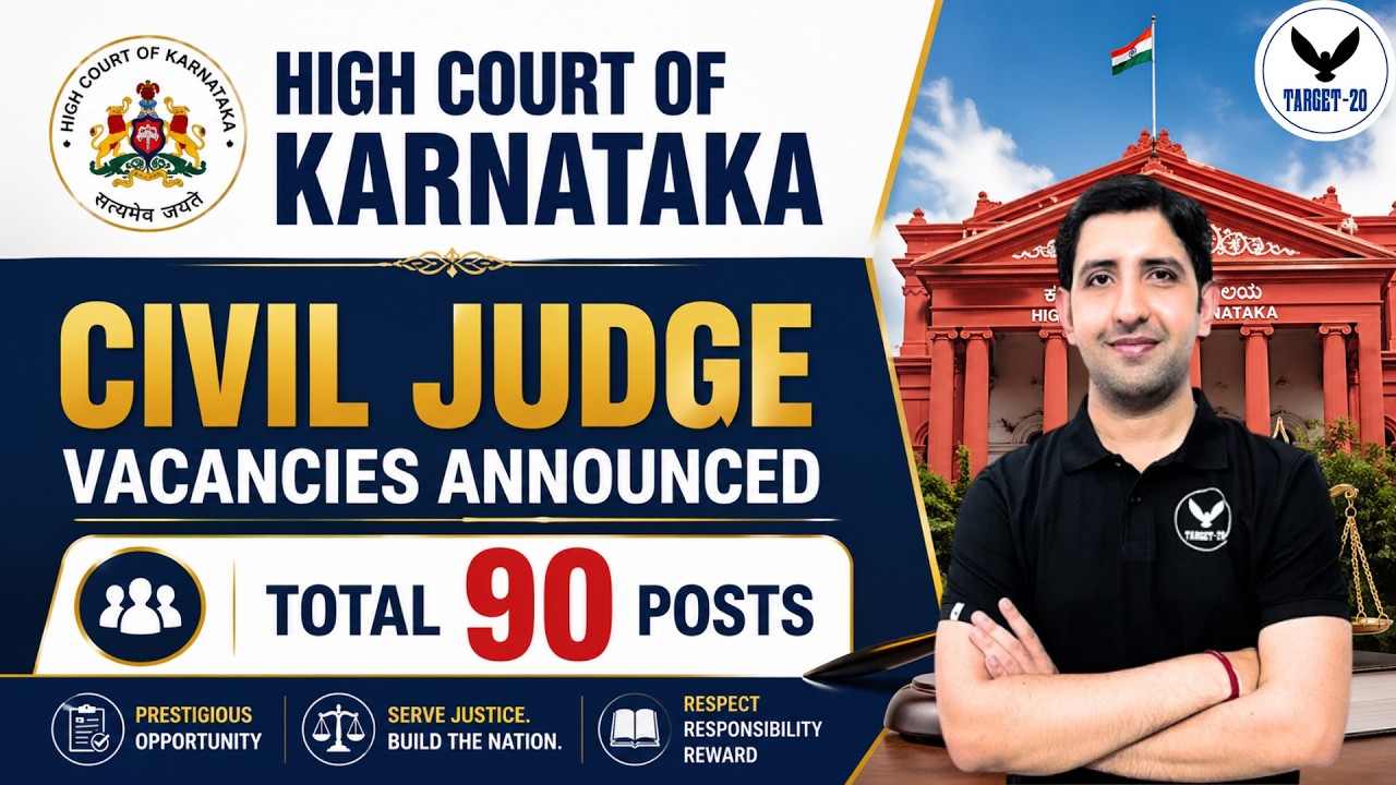 High Court of Karnataka Civil Judge Vacancy 2026 | 90 Posts Announced | Full Details & Eligibility