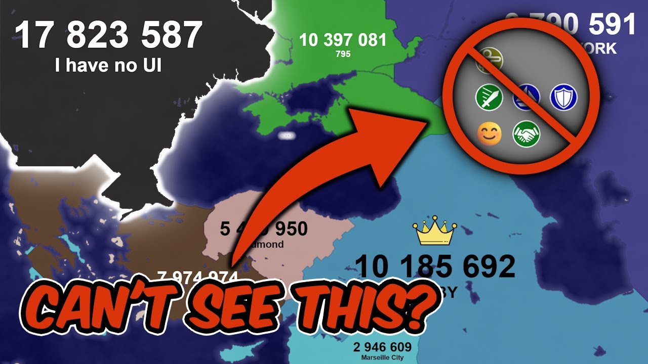 Is It Possible To Win When Everything Is Invisible? | Hidden UI Challenge Territorial.io
