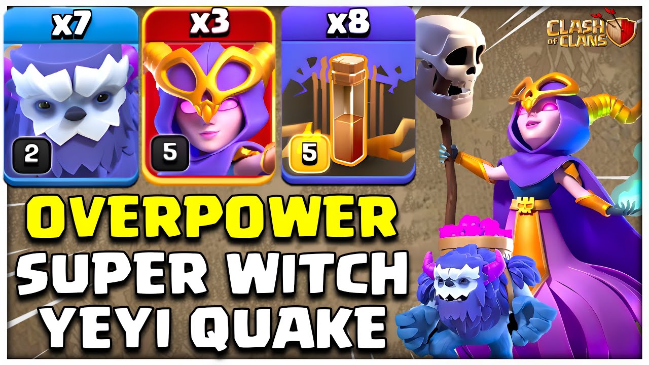 This Super Witch Yeti Attack is OverPower!!! TH12 Attack Strategies | Clash of Clans