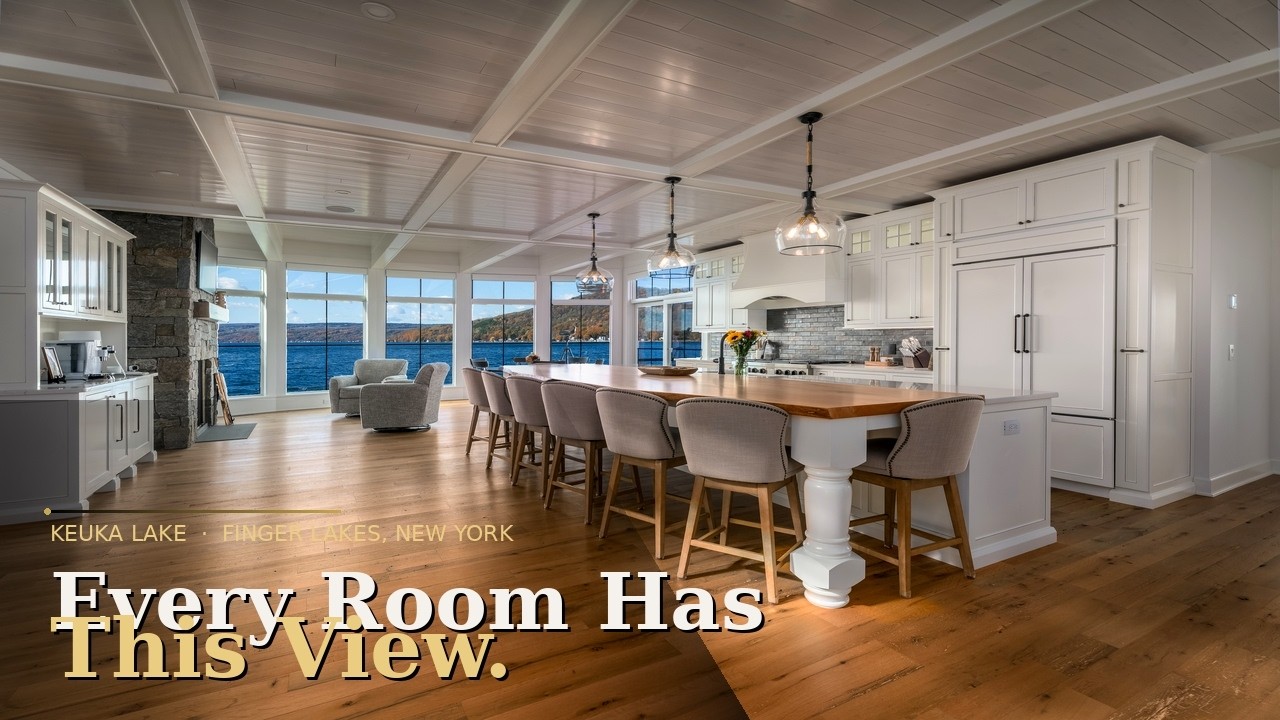 Stunning Lakefront Home Tour | Keuka Lake, Finger Lakes NY | Heather DeMoras Design Consultants