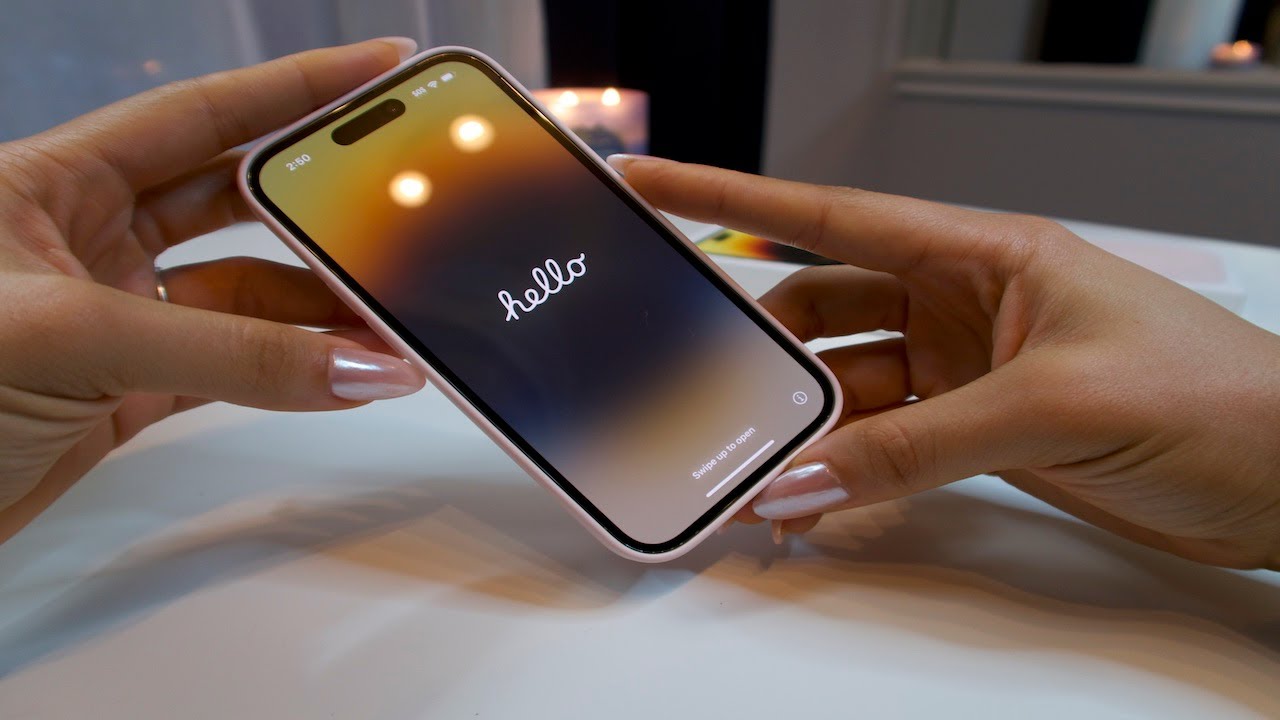 iPhone 14 Pro Gold Unboxing ~ Aesthetic.