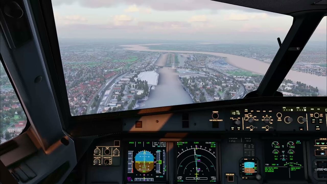 What happens if you try to AUTOLAND at LONDON CITY? - Toliss Airbus A321 | X-Plane 12