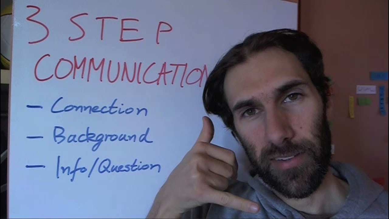Aperger Tips: 3 Step Communication