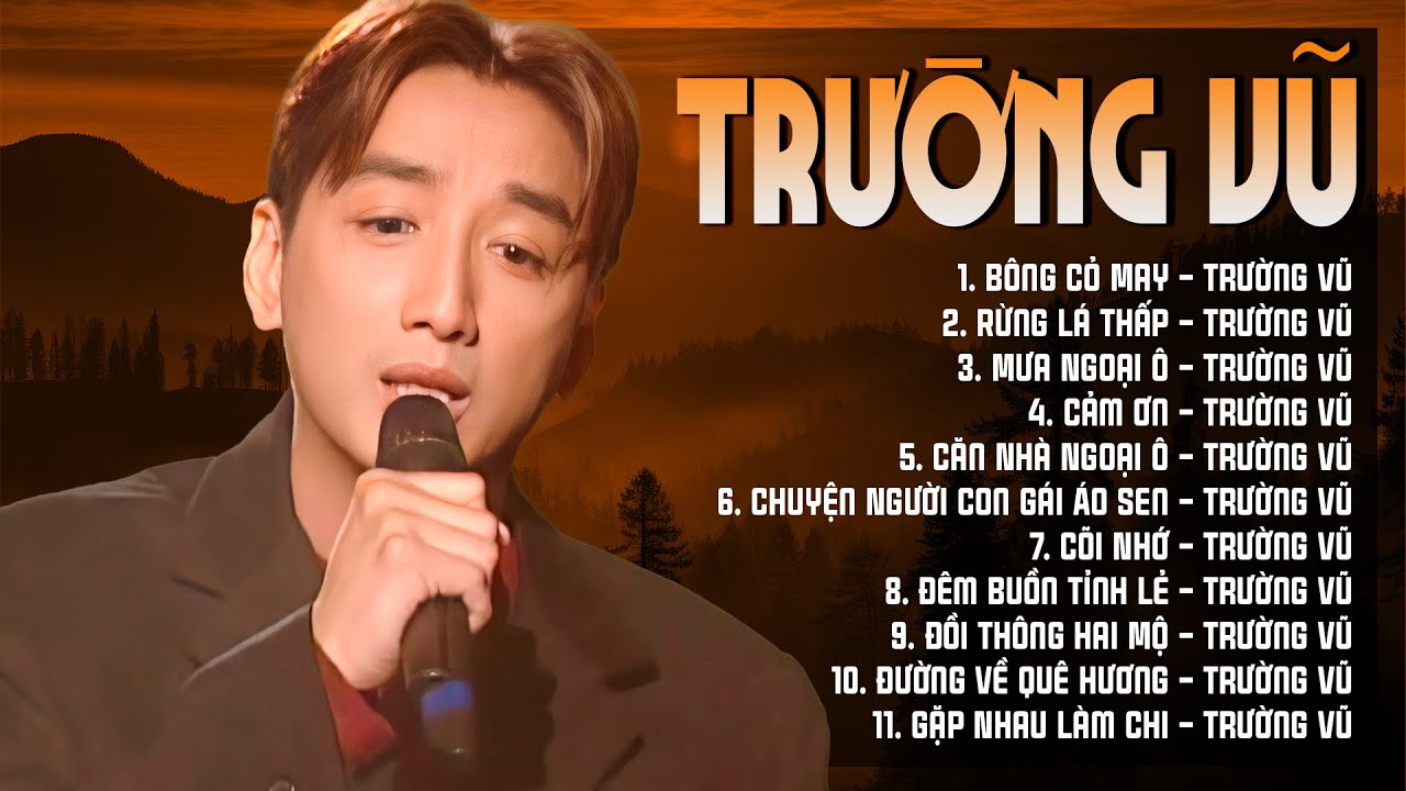 11 Ca Khúc Nhạc Xưa TRƯỜNG VŨ Triệu Người Mê - Nhạc Vàng Hải Ngoại Bất Hủ Để Đời